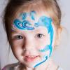 Go Ho Makeup Sky Blue Cream-Blendable Stick - Body Paint Professional SFX Makeup,Safe Facepaint Nose&Lip Smacking for HalloweenSky Blue view 3