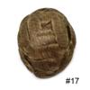 Mens Frontal Hairpiece for Receding Hairline V-Shape Men's Hairline Toupee Natural French Lace Forehead Hairline Replacement 100% Real Human Hair Topper Pieces for Men (4X18CM, 17#DARK ASH BLONDE) view 2