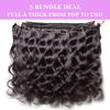 18 20 22 Inch Real Human Hair Bundles Body Wave 3 Bundles Unprocessed Natural Black Remy Body Wave Brazilian Virgin Cambodian Hair Wavy, 1b, No Tangle No Shedding, True to Length view 2