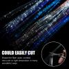 12 Pack Led Light Up Fairy Hair Accessories Braid Extension Butterfly Clips for Women Girls, Glow in the Dark Party Favors Supplies Neon Rave Accessories Wig for Festival Halloween Christmas Birthday view 2