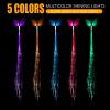 12 Pack Led Light Up Fairy Hair Accessories Braid Extension Butterfly Clips for Women Girls, Glow in the Dark Party Favors Supplies Neon Rave Accessories Wig for Festival Halloween Christmas Birthday view 3