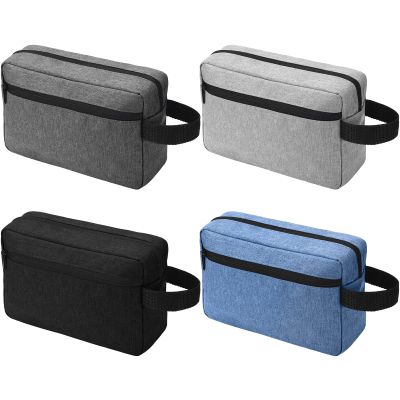 4 Pcs Toiletry Bag Water Resistant Shaving Toiletry Travel Cosmetic Bag for Men Portable Storage for Women Makeup Pouch Organizer with Large Capacity for Toiletries(Classic Color,Plain)