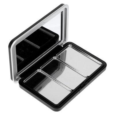 Beaupretty Multi-Function Empty Eyeshadow Storage Box Diy Makeup Palette Organizer Compact Lipstick Blusher Case for Travel and Daily Use
