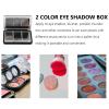 Beaupretty Multi-Function Empty Eyeshadow Storage Box Diy Makeup Palette Organizer Compact Lipstick Blusher Case for Travel and Daily Use view 4