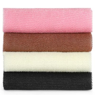 JASSINS African Exfoliating Net, Body Exfoliating Long Net Shower Body Scrubber Back Scrubber Skin Smoother (4 Pieces)