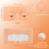 3D Reusable Makeup Mannequin - Practice Face Board with Eyeshadow Palette for Makeup Artists & Beginners view 4