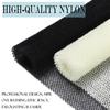 JASSINS African Sponge Net, Body Exfoliating Long Net Shower Body Scrubber Back Scrubber Skin Smoother (Black + Beige) view 2