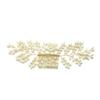 Uonlytech Handmade Hair Comb for Wedding Elegant Bridal Headdress Golden Wedding Hair Accessories for Women for Brides and Special Occasions view 1