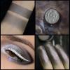 ecofavor Black Smoky Eye shadow Palette, DELANCI PANDA 9 Colors True Black Dark Grey Smokey Goth Makeup Pallet, 9 Soft Matte Shimmer High Pigmented Basic Black White Gray Shade for Halloween view 2