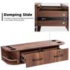 BarberPub Locking Wall Mount Styling Barber Station with Mirror Beauty Spa Salon Furniture,6154-5012-mirror (Brown) view 4