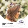 Beaupretty Bridal Hair Comb Women's Hair Accessories Chic Elegant Style Headpiece for Bride view 4