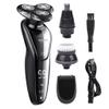 Head Shavers for Bald Men, 4 in 1 Men's Electric Shaver Beard Trimmer LCD Screen Rechargeable Waterproof Razor Hair Clipper Nose Hair Trimme (Color : Set with box) view 1