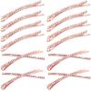 12 Pieces Rhinestone Bobby Pins Decorative Fancy Crystal Hair Clips Shiny Metal X Shaped Barrettes Bling Diamond Wedding Bridal Shower Hair Accessories for Women Ladies Girls (Rose Gold) view 1