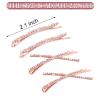12 Pieces Rhinestone Bobby Pins Decorative Fancy Crystal Hair Clips Shiny Metal X Shaped Barrettes Bling Diamond Wedding Bridal Shower Hair Accessories for Women Ladies Girls (Rose Gold) view 3