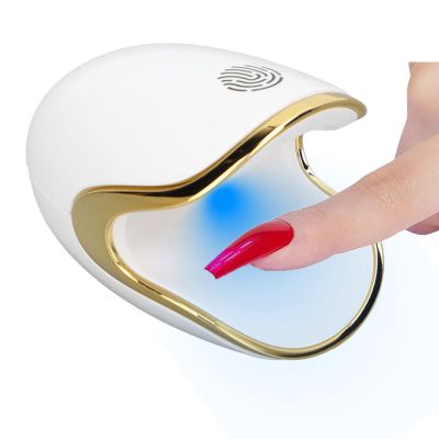 Mini Nail LED Lamp,UV LED Nail Lamp,Portable Mini Nail Dryer, 360 Quick Gel Nail Light,Manicure LED Light for Gel Nail Art Flash Curing Lamp DIY Nail Art & Salon Manicure