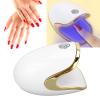 Mini Nail LED Lamp,UV LED Nail Lamp,Portable Mini Nail Dryer, 360 Quick Gel Nail Light,Manicure LED Light for Gel Nail Art Flash Curing Lamp DIY Nail Art & Salon Manicure view 2