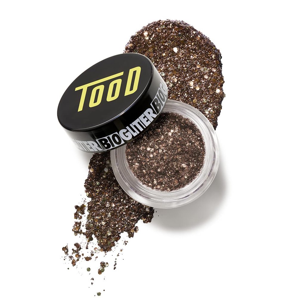 TooD - BioGlitter Multidimensional Face Sparkle | Vegan, Planet-Safe, Clean Makeup (Tiger's Eye, 0.12 oz | 3.4 g)