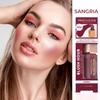 Profusion Cosmetics Blush Hour Lightweight and Long Wearing Soft Matte Cream Blush, Buildable, Natural Finish, Radiant Glow (Sangria) view 2