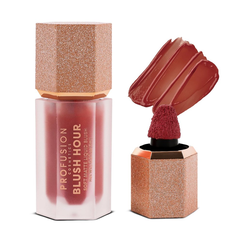 Profusion Cosmetics Blush Hour Lightweight and Long Wearing Soft Matte Cream Blush, Buildable, Natural Finish, Radiant Glow (Cosmo)