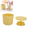 Makeup Brush Cleaning Cup, Makeup Brush Cleaner, Efficient Cosmetic Brush Washing Container Soft TPR Cleaning Mat Cosmetic Brush Cleaner Tool with Drying Holder Cover view 1