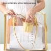 Makeup Brush Cleaning Cup, Makeup Brush Cleaner, Efficient Cosmetic Brush Washing Container Soft TPR Cleaning Mat Cosmetic Brush Cleaner Tool with Drying Holder Cover view 3