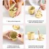 Makeup Brush Cleaning Cup, Makeup Brush Cleaner, Efficient Cosmetic Brush Washing Container Soft TPR Cleaning Mat Cosmetic Brush Cleaner Tool with Drying Holder Cover view 4