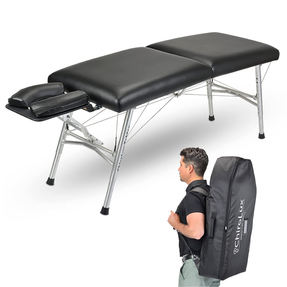ChiroLux Classic Chiropractic Table | Professional-Grade Stability Table | Perfect for Sport Chiropractor | Lightweight and Simple Setup | MagLock Technology |Trusted by Olympics