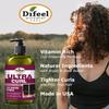Difeel Ultra Curl 4-PC Hair Care Gift Set: 12oz Curl Enhancing Shampoo, 12oz Conditioner, 12oz Mask & 2.5oz Oil view 3