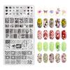 MR.FOX Nail Stamping Plate Set, 5Pcs Nail Art Stamp Kit Templates for Women with Plenty of Images view 1