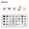 MR.FOX Nail Stamping Plate Set, 5Pcs Nail Art Stamp Kit Templates for Women with Plenty of Images view 2