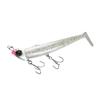 Hayabusa FS443 Jack-Eye FLI Shad 0.7 oz (20 g), #1 Pearl Glow Silver Glitter view 1