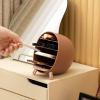Dressing table Storage Box Desktop Hanger Rack Cosmetics Table Storage for Lipstick, Eyebrow Pencil, Brush, Stationery storage (Cameo Brown) view 3