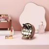 Dressing table Storage Box Desktop Hanger Rack Cosmetics Table Storage for Lipstick, Eyebrow Pencil, Brush, Stationery storage (Cameo Brown) view 4
