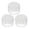 KALLORY Leakproof Makeup Powder Puff Case 3pcs Mini Travel Size Powder Container Portable Compact for Cosmetics view 1