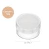 KALLORY Leakproof Makeup Powder Puff Case 3pcs Mini Travel Size Powder Container Portable Compact for Cosmetics view 2