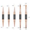 Double-Ended Acrylic Nail Art Brushes Set, Etercycle Gel Polish Nail Art Design Pen Painting Tools Nail Art Liner Brush and Nail Dotting Pen for Acrylic Application Salon at Home DIY Manicure  (black 1) view 3