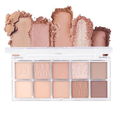 AMY'S DIARY 10 Colors Eyeshadow Palette, High Pigmented, Blendable Long Lasting Neutral Eye Palette (11)