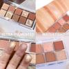 10 Color Nude Eyeshadow Palette with Matte and Shimmer Shades  Brown, Champagne, Rose Gold, Peach, Copper, Tan, Caramel  Blendable Neutral Warm Tones for Natural or Smokey Eye Makeup (12) view 3