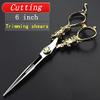 AXEMOORE 6 Inch Professional Hairdressing Scissors Retro Hairdressing Scissors Special Hairdressing Set for Stylist Stainless Steel Multifunctional Scissors Set view 3