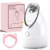 Kingsmile Facial Steamer for Face, 3 in 1 Face Steamer for Facial Deep Cleaning, Compact Nano Steamer - Aromatherapy, Adjustable Nozzle Warm Steam for Home SPA, Face Steamer for Sinuses with Hairband view 1