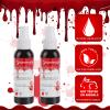Paminify 2.1oz Fake Blood Spray, Blood Splatter, Halloween Liquid Blood for Clothes, Zombie, Vampire and Monster SFX Makeup & Theater,Dark view 3