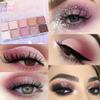 AMY'S DIARY 10 Colors light Pink Eye Shadow Eyeshadow Palette, High Pigmented, Blendable Long Lasting Waterproof Nude Pink Neutral Eye Shadow Palette Makeup (14#) view 2