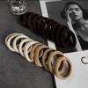 200PCS Guoxi High Elastic Soft Hair Ties Seamless Ponytail Holders for Thick Hair - No Damage Women's & Girl's 5 Colors Scrunchies view 3