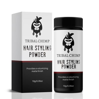 Tribal Chimp Hair Styling Powder for Men & Women  Hair Volumizer & Texture Powder for All Hair Types with Matte Finish  24H Invisible Hold, Adds Volume & Texture, Non-Sticky and Smells Great  10g