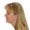 JCGY Set of 6-6 Count - Hair Barrettes Small French Clip Barrettes Sparkly Crystals 6 Colors 1338-6d4 view 3