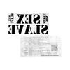 10 x Sex slave tattoo - Large and small lettering in black - Sexy Kinky Fetisch Tattoo (10) view 1