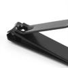 ABOOFAN Black Outfit Manicure Pedicure Set Stainless Steel Professional Nail Clippers Kit Nail Scissors Nail File Travel Grooming Kit Gift for Men Women Travel Home (Grey) Black Nail Clippers view 4