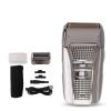 Men's Shaver, Electric Shaver Hair Cleaning Razor Beard Foil Shaving Machine Finishing Tool For Men (Color : Silver) view 1