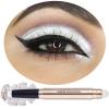 Daeuwiutr White Eyeshadow Stick MakeupCream Shimmer Smooth Glitter Eye Shadow Pencil Base Primer Palette, Waterproof Long Lasting EyeShadow Pen White Liner, Highlighter Stick Dimensional Eyes Look 01 view 1