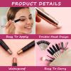 Daeuwiutr White Eyeshadow Stick MakeupCream Shimmer Smooth Glitter Eye Shadow Pencil Base Primer Palette, Waterproof Long Lasting EyeShadow Pen White Liner, Highlighter Stick Dimensional Eyes Look 01 view 3